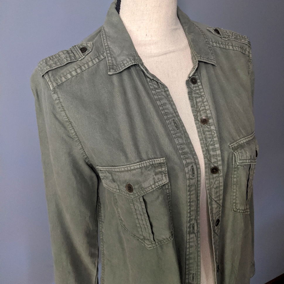 Ae Button Down Top